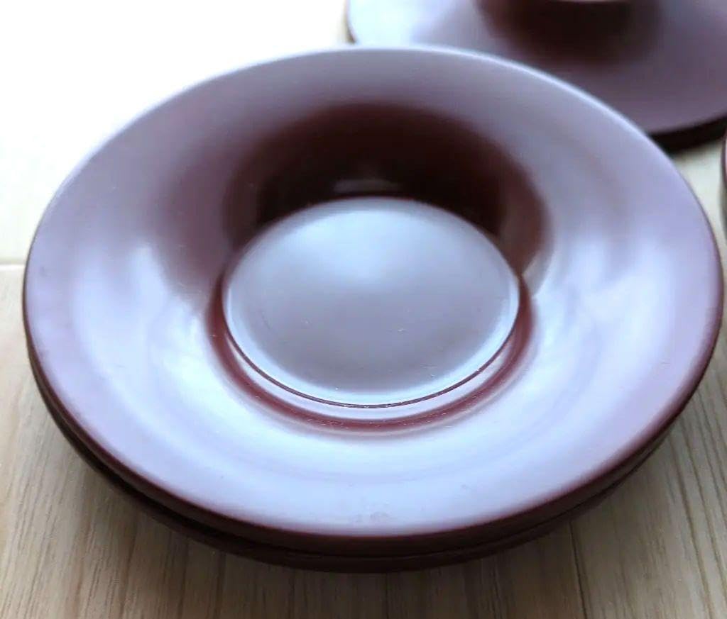浄法寺塗 茶托 5個セット浄法寺塗 うるみ工房 漆器の茶筒1、急須台1
